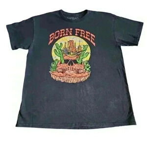 Born Free Thread Hunter Tee sz Lg